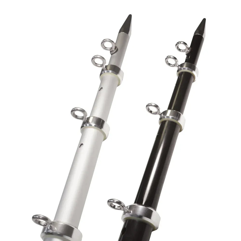 TACO Marine OT Series Aluminum Tele-Outrigger Poles, Pair, Pin-Locking — Quality Boat Parts