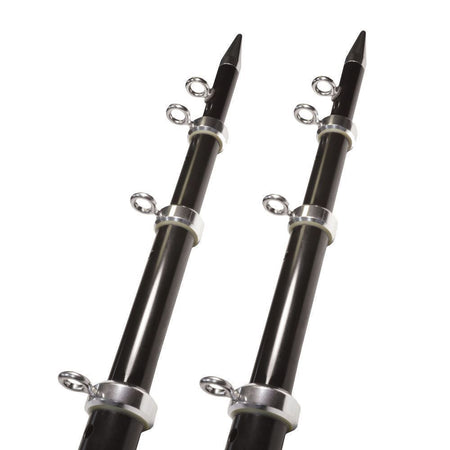 TACO Marine OT Series Aluminum Tele-Outrigger Poles, Pair, Pin-Locking — Quality Boat Parts