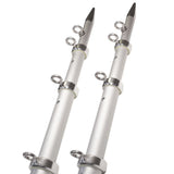 TACO Marine OT Series Aluminum Tele-Outrigger Poles, Pair, Pin-Locking — Quality Boat Parts