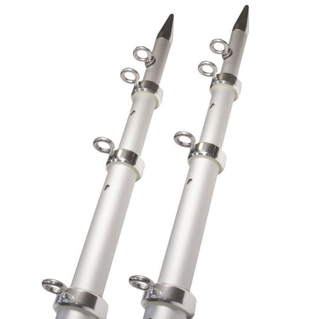 TACO Marine OT Series Aluminum Tele-Outrigger Poles, Pair, Pin-Locking — Quality Boat Parts