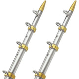 TACO Marine OT Series Aluminum Tele-Outrigger Poles, Pair, Pin-Locking — Quality Boat Parts