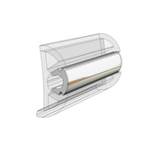 TACO Marine Flexible Vinyl Rub Rail Insert, 3/4 in x 1/2 in — Quality Boat Parts