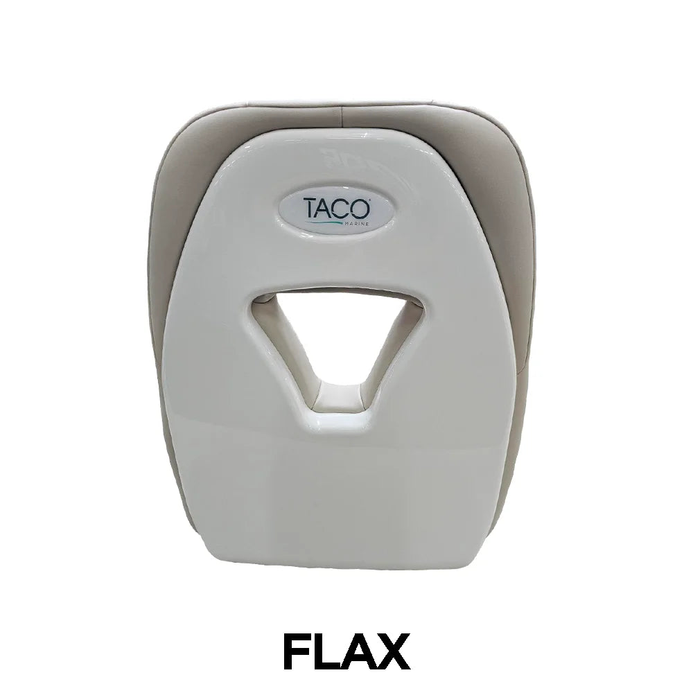 TACO Marine Boca Sport Helm Seat, 25 in, Adjustable Armrests, Roll-Back Bolster — Quality Boat Parts