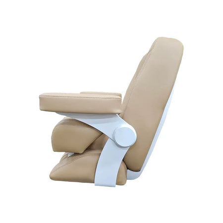 TACO Marine Boca Sport Helm Seat, 25 in, Adjustable Armrests, Roll-Back Bolster — Quality Boat Parts
