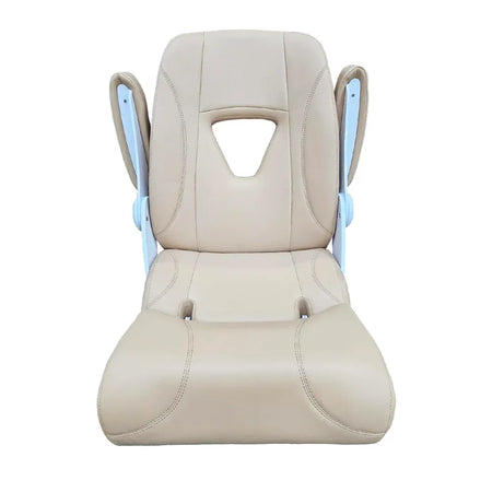 TACO Marine Boca Sport Helm Seat, 25 in, Adjustable Armrests, Roll-Back Bolster — Quality Boat Parts