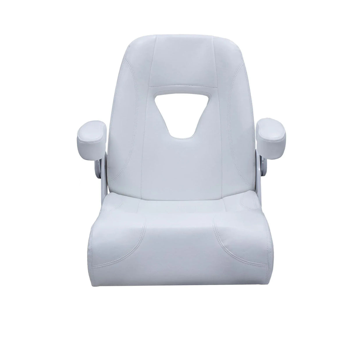 TACO Marine Boca Sport Helm Seat, 25 in, Adjustable Armrests, Roll-Back Bolster — Quality Boat Parts