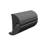 TACO Marine Flexible Vinyl Rub Rail, 1-7/8 x 1-1/8 in, Black — Quality Boat Parts