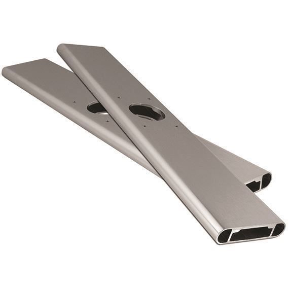 TACO Marine T-Top Extrusion Plate, For Grand Slam Mounts, Pre-Drilled, Pair — Quality Boat Parts