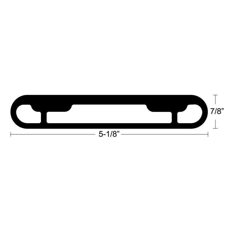 TACO Marine T-Top Extrusion Plate, For Grand Slam Mounts, Pre-Drilled, Pair — Quality Boat Parts