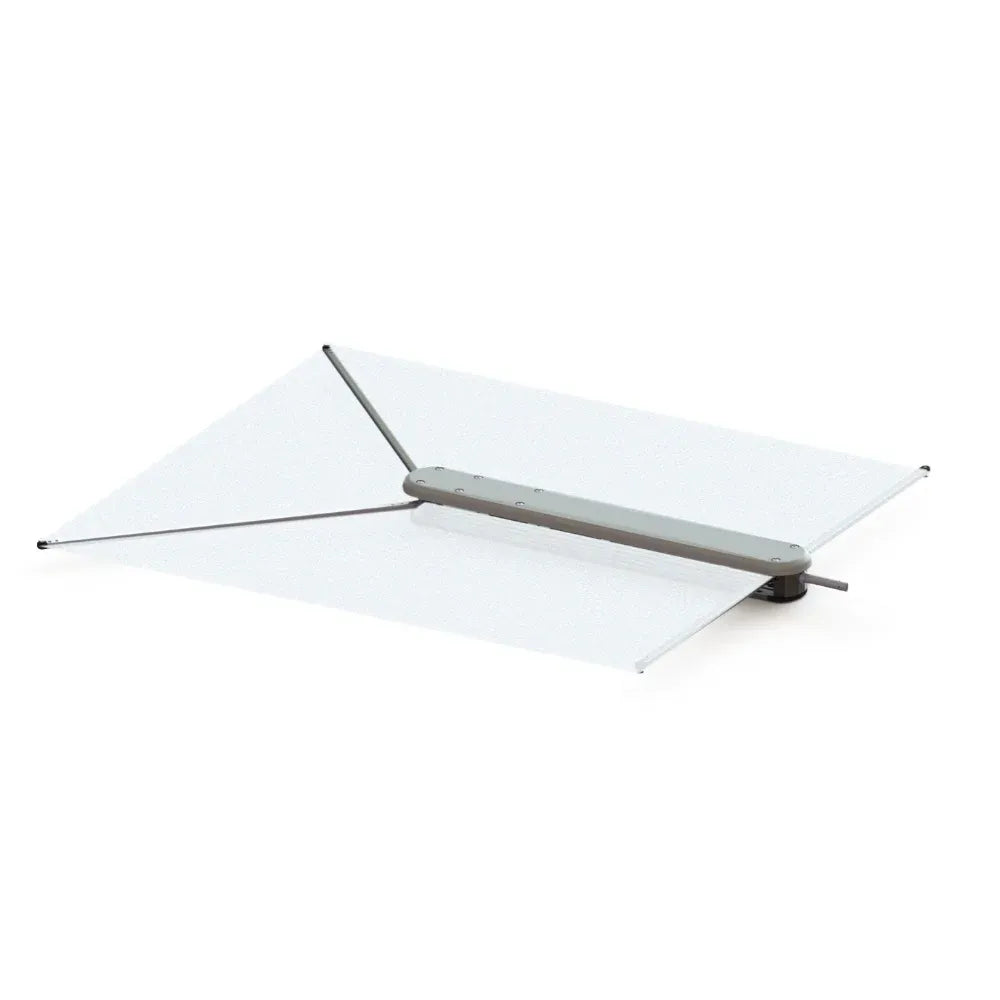 TACO Marine ShadeFin Boat Shade, For Standard Rod Holders, 5 x 6 ft, UPF 50+ — Quality Boat Parts