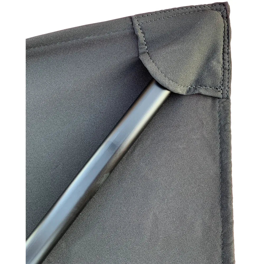 TACO Marine ShadeFin Boat Shade, For Standard Rod Holders, 5 x 6 ft, UPF 50+ — Quality Boat Parts