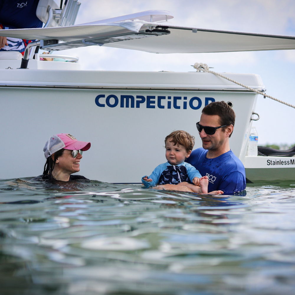 TACO Marine ShadeFin Boat Shade, For Standard Rod Holders, 5 x 6 ft, UPF 50+ — Quality Boat Parts