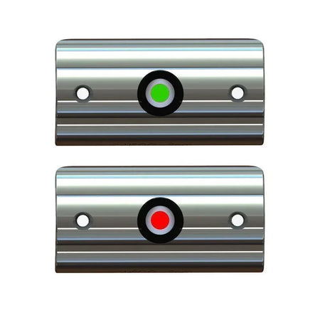 TACO Marine Rub Rail Mounted LED Navigation Light Set, For V21-9659, V21-9904, V21-9959, 3-3/8 in W, 12V — Quality Boat Parts