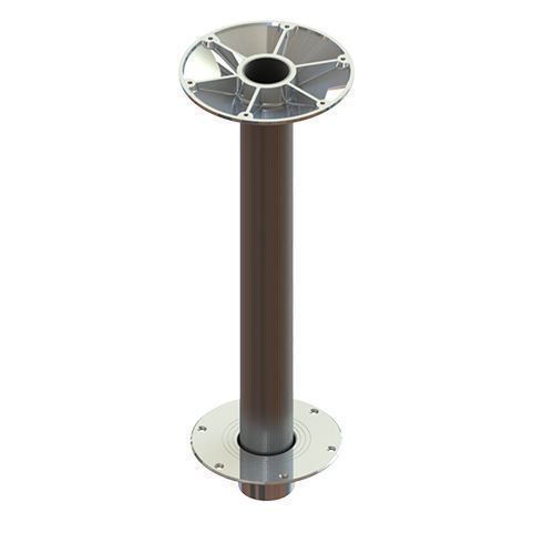 TACO Marine Z76-Series Fixed Height Table Pedestal Column, 3 in Dia, Single Taper — Quality Boat Parts