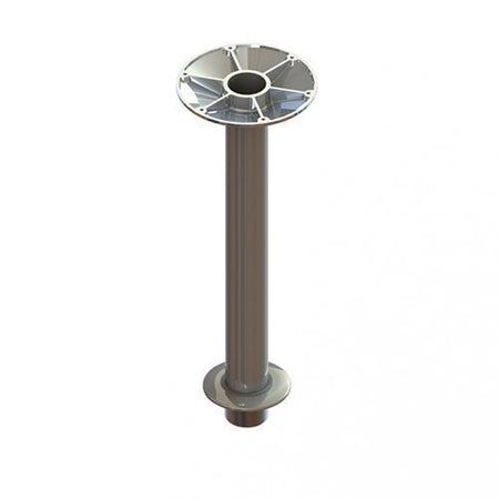 TACO Marine Z76-Series Fixed Height Table Pedestal Column, 3 in Dia, Single Taper — Quality Boat Parts