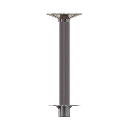 TACO Marine Z76-Series Fixed Height Table Pedestal Column, 3 in Dia, Single Taper — Quality Boat Parts