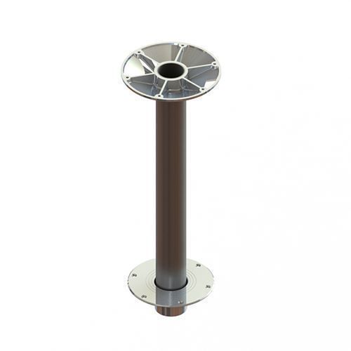 TACO Marine Z76-Series Fixed Height Table Pedestal Column, 3 in Dia, Single Taper — Quality Boat Parts