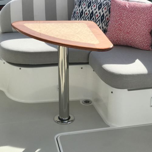 TACO Marine Z76-Series Fixed Height Table Pedestal Column, 3 in Dia, Single Taper — Quality Boat Parts