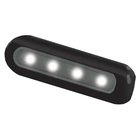 TACO Marine F38-8800 Series 4-LED Flat-Mount Deck Light, 12-24V, IP67, 700 lm, White Light — Quality Boat Parts