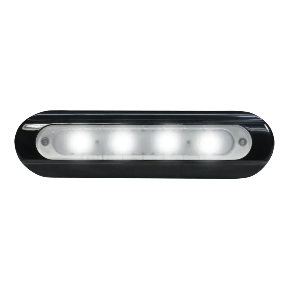 TACO Marine F38-8800 Series 4-LED Flat-Mount Deck Light, 12-24V, IP67, 700 lm, White Light — Quality Boat Parts