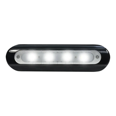 TACO Marine F38-8800 Series 4-LED Flat-Mount Deck Light, 12-24V, IP67, 700 lm, White Light — Quality Boat Parts