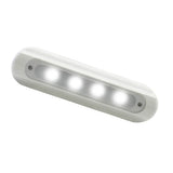TACO Marine F38-8800 Series 4-LED Flat-Mount Deck Light, 12-24V, IP67, 700 lm, White Light — Quality Boat Parts