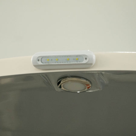 TACO Marine F38-8800 Series 4-LED Flat-Mount Deck Light, 12-24V, IP67, 700 lm, White Light — Quality Boat Parts