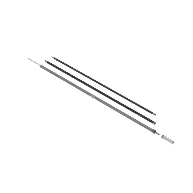 TACO Marine OI Series Open Water Internal & Collapsible Carbon Fiber Outrigger Poles, 3-Section, Twist & Lock, 400 lb Mono Halyard, For 1-1/2 in Mounts — Quality Boat Parts
