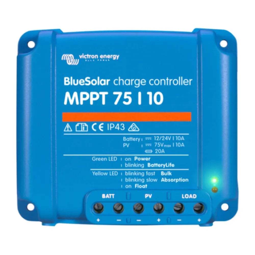 Victron Energy BlueSolar MPPT Solar Charge Controller, 12/24V, Load Output — Quality Boat Parts