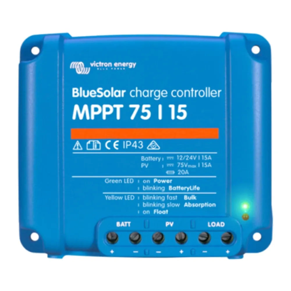 Victron Energy BlueSolar MPPT Solar Charge Controller, 12/24V, Load Output — Quality Boat Parts