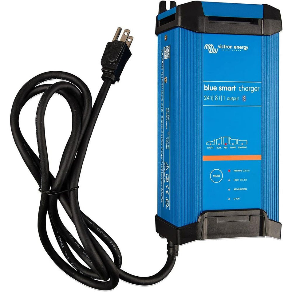 Victron Energy Blue Smart IP22 Battery Charger, 24V Output, 120V Input, Bluetooth, Dry Mount — Quality Boat Parts