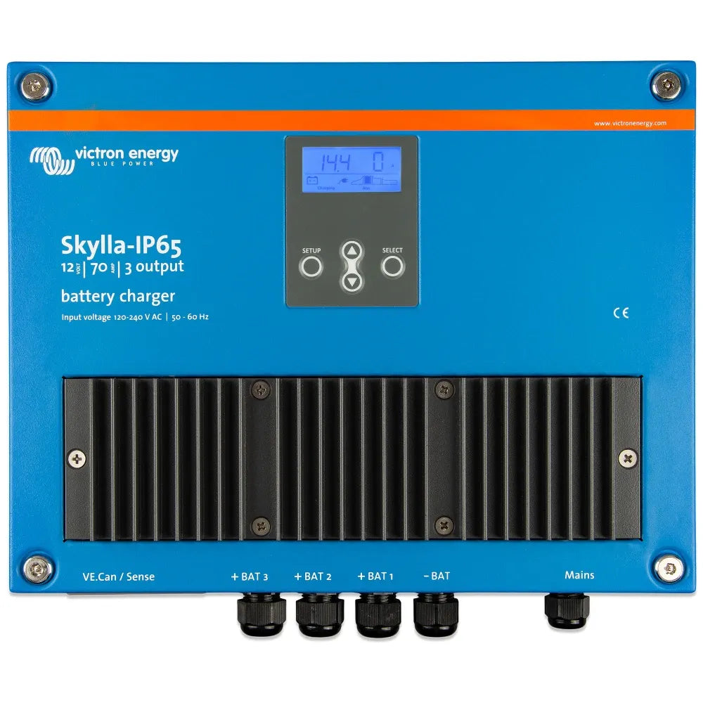 Victron Energy Skylla-IP65 Battery Charger, 120-240VAC, IP65, 7-Stage Charging, Li-ion Mode — Quality Boat Parts