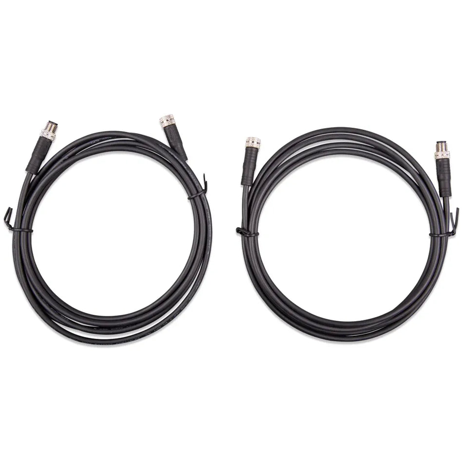 Victron Energy M8 Circular Connector 3-Pole BMS Extension Cable, Male/Female, 2pk — Quality Boat Parts