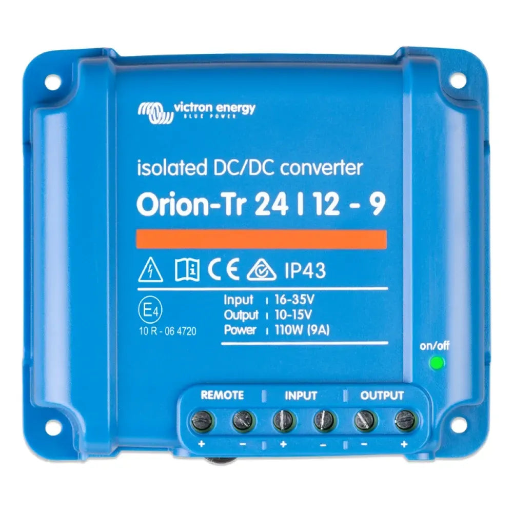 Victron Energy Orion-Tr Isolated DC-DC Converter, 110-120W, IP43, Remote On/Off — Quality Boat Parts