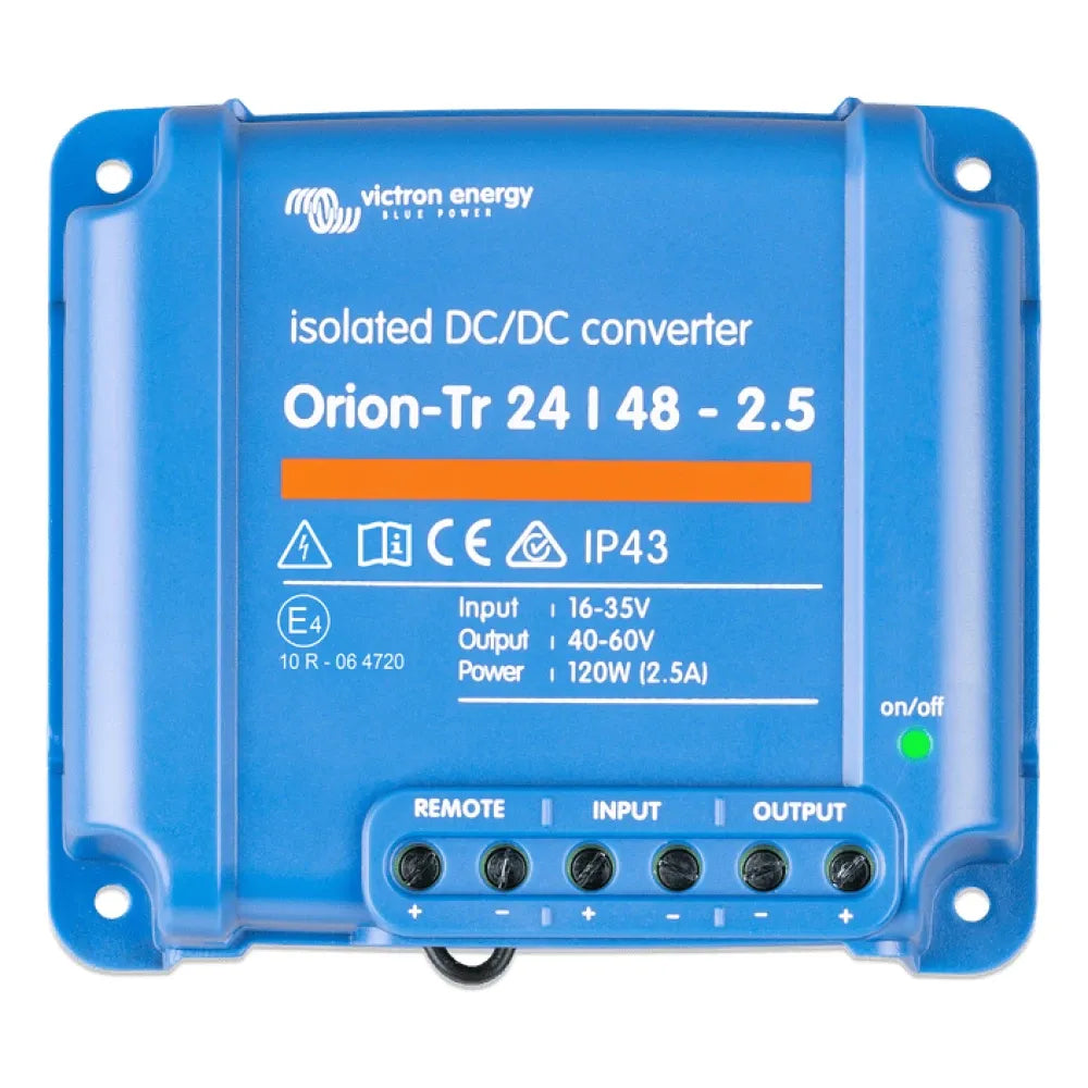Victron Energy Orion-Tr Isolated DC-DC Converter, 110-120W, IP43, Remote On/Off — Quality Boat Parts