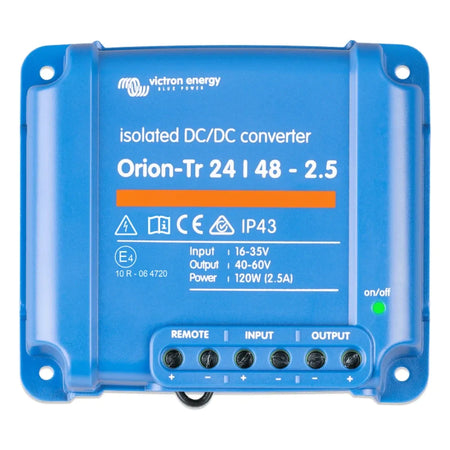 Victron Energy Orion-Tr Isolated DC-DC Converter, 110-120W, IP43, Remote On/Off — Quality Boat Parts