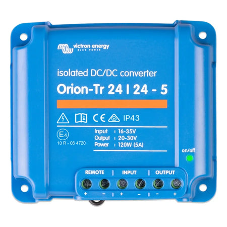 Victron Energy Orion-Tr Isolated DC-DC Converter, 110-120W, IP43, Remote On/Off — Quality Boat Parts