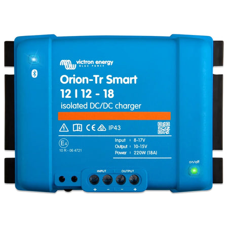 Victron Energy Orion-Tr Smart Isolated DC-DC Charger, Built-in Bluetooth, Adaptive 3-Stage Charging, Remote On/Off — Quality Boat Parts