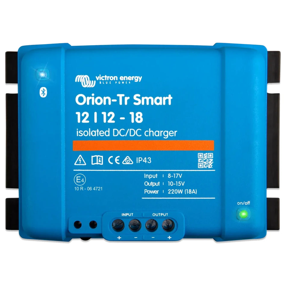 Victron Energy Orion-Tr Smart Isolated DC-DC Charger, Built-in Bluetooth, Adaptive 3-Stage Charging, Remote On/Off — Quality Boat Parts