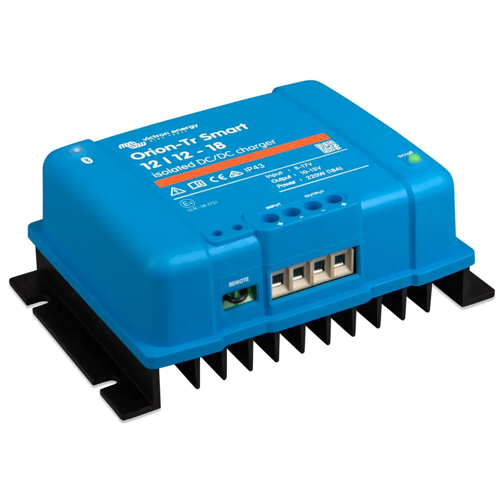 Victron Energy Orion-Tr Smart Isolated DC-DC Charger, Built-in Bluetooth, Adaptive 3-Stage Charging, Remote On/Off — Quality Boat Parts