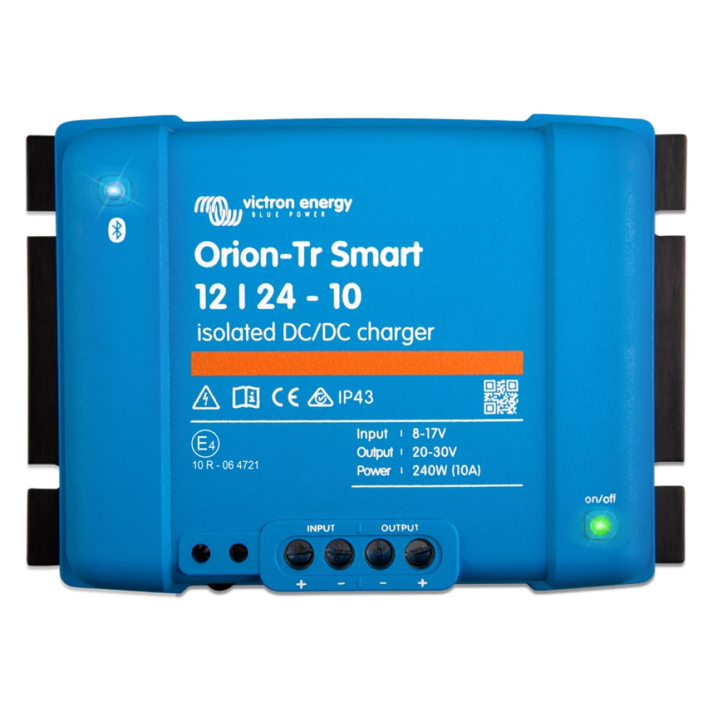Victron Energy Orion-Tr Smart Isolated DC-DC Charger, Built-in Bluetooth, Adaptive 3-Stage Charging, Remote On/Off — Quality Boat Parts