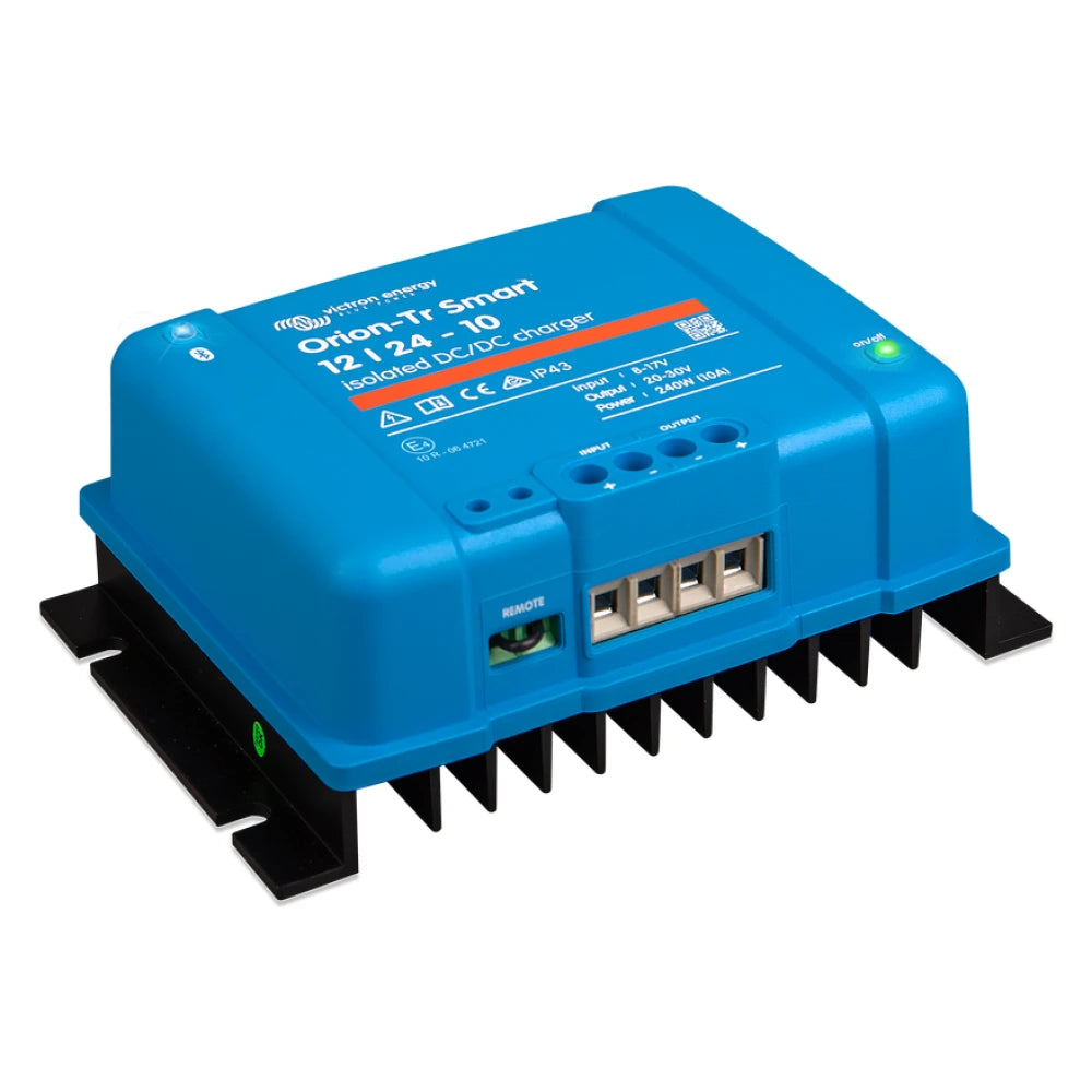 Victron Energy Orion-Tr Smart Isolated DC-DC Charger, Built-in Bluetooth, Adaptive 3-Stage Charging, Remote On/Off — Quality Boat Parts