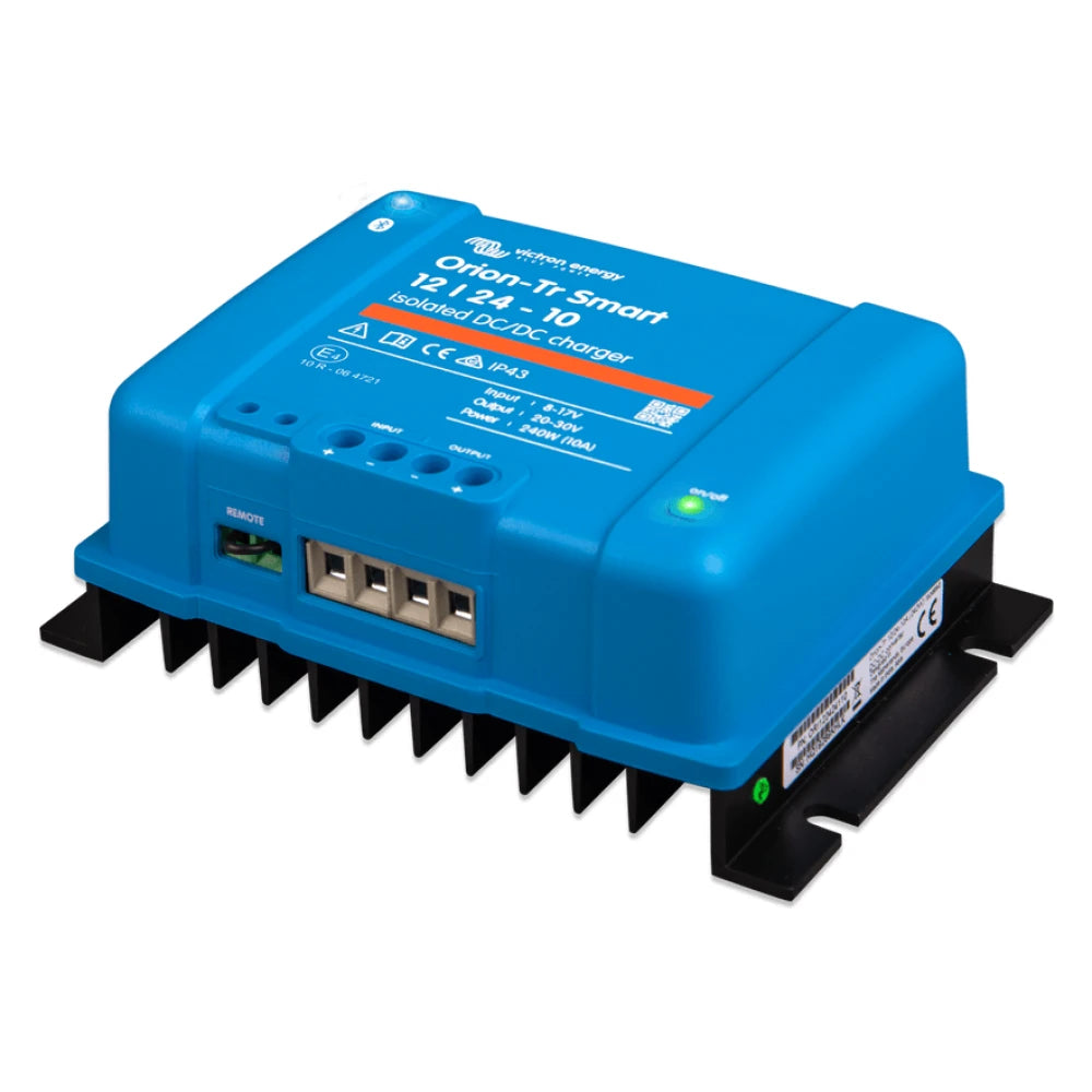 Victron Energy Orion-Tr Smart Isolated DC-DC Charger, Built-in Bluetooth, Adaptive 3-Stage Charging, Remote On/Off — Quality Boat Parts