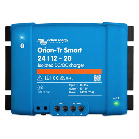 Victron Energy Orion-Tr Smart Isolated DC-DC Charger, Built-in Bluetooth, Adaptive 3-Stage Charging, Remote On/Off — Quality Boat Parts