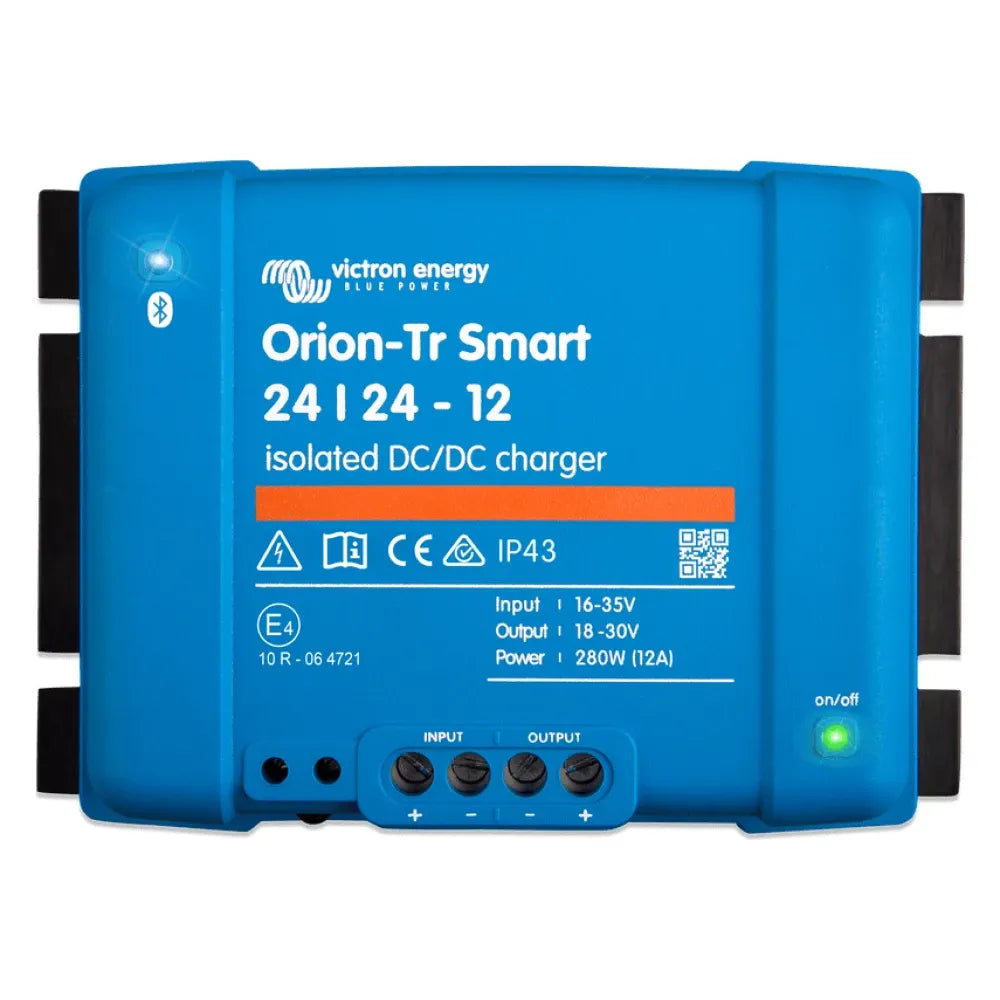 Victron Energy Orion-Tr Smart Isolated DC-DC Charger, Built-in Bluetooth, Adaptive 3-Stage Charging, Remote On/Off — Quality Boat Parts