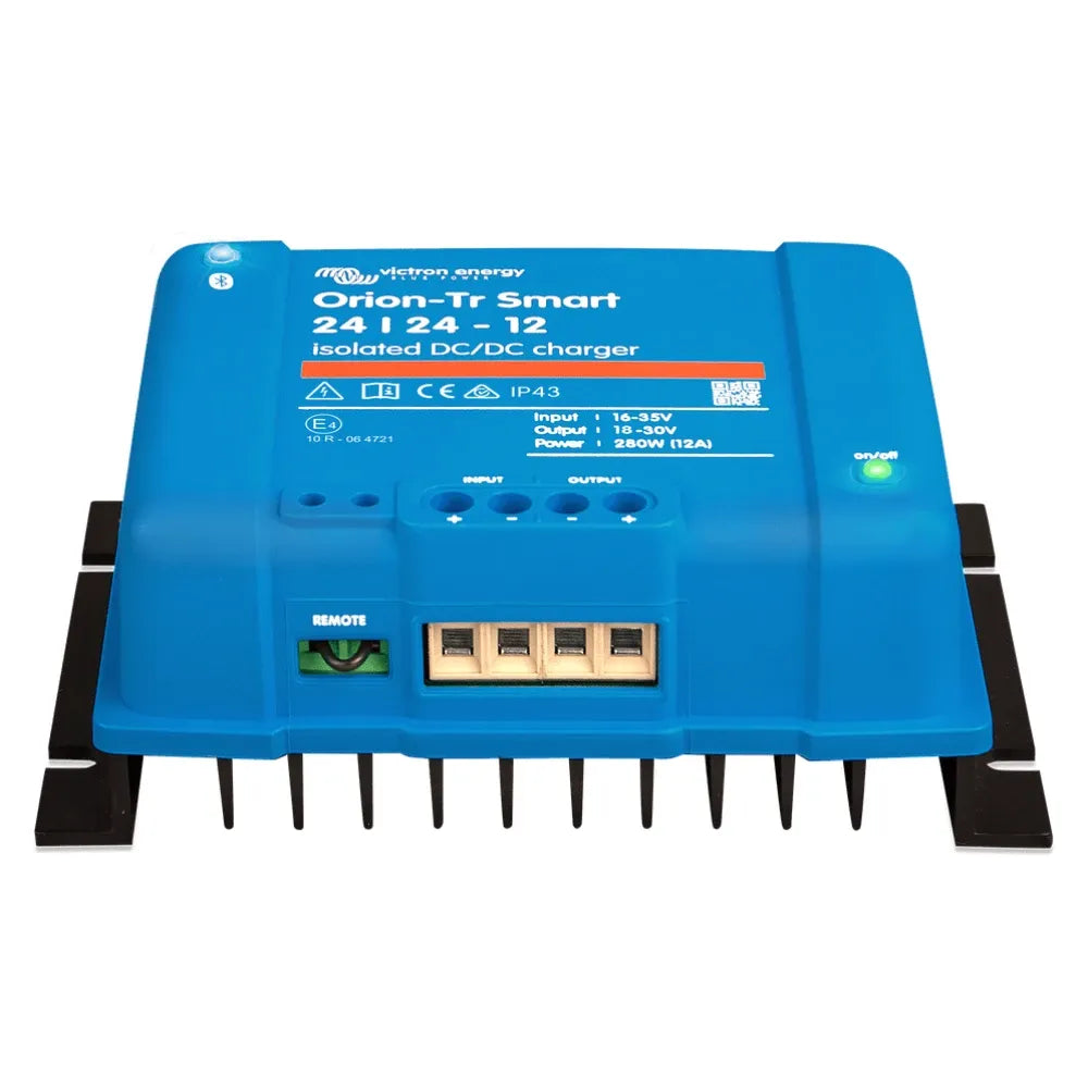 Victron Energy Orion-Tr Smart Isolated DC-DC Charger, Built-in Bluetooth, Adaptive 3-Stage Charging, Remote On/Off — Quality Boat Parts