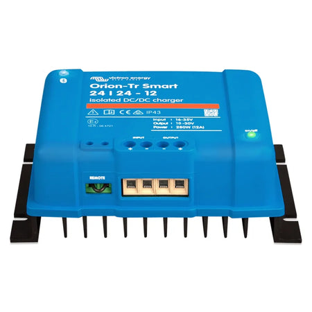 Victron Energy Orion-Tr Smart Isolated DC-DC Charger, Built-in Bluetooth, Adaptive 3-Stage Charging, Remote On/Off — Quality Boat Parts