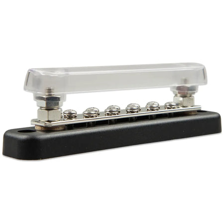 Victron Energy 2P Busbar with Cover, 150A, 70VDC, Tin-Plated Copper Strip — Quality Boat Parts