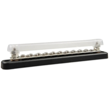 Victron Energy 2P Busbar with Cover, 150A, 70VDC, Tin-Plated Copper Strip — Quality Boat Parts
