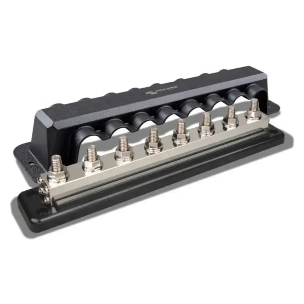 Victron Energy Busbar with Cover, 600A, 3/8 in and M8 Terminals — Quality Boat Parts